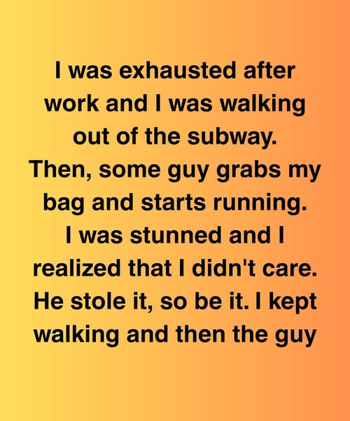 The Day I Let A Thief Go… And It Changed Everything