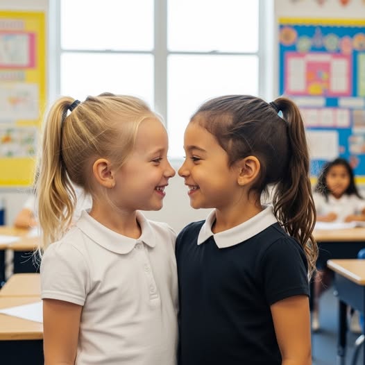 A 6-year-old told her mom she found a Black girl at school who looks just like her what the DNA test revealed was completely unexpected.