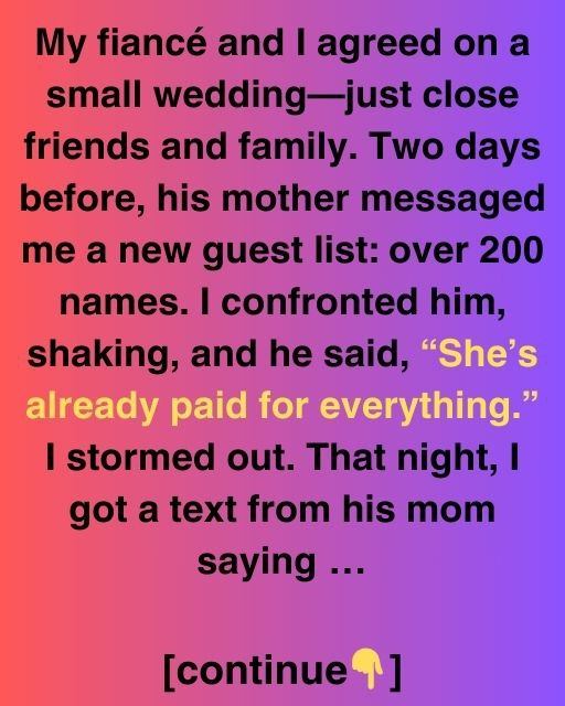 The Wedding That Wasn’t Mine