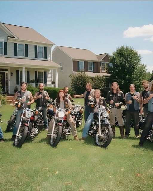 Sixteen Harley Guys Showed Up On My Lawn — But They Weren’t There For Me