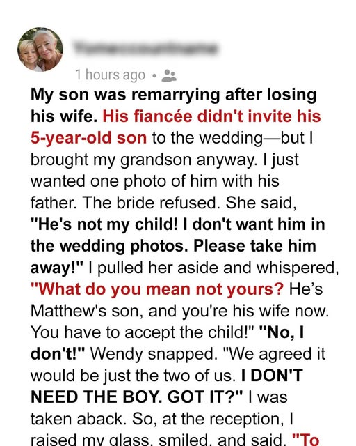 My Daughter-in-Law Tried to Exclude My Grandson — Here’s How I Stood Up for Him