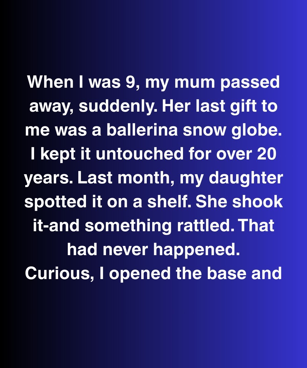 The Snow Globe My Mum Gave Me Hid More Than Just Memories