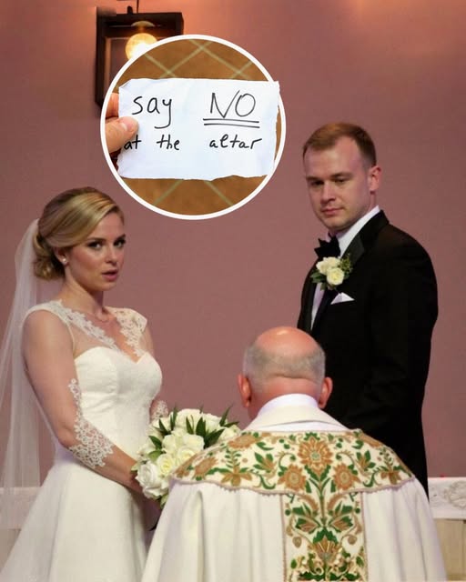 My Bride Handed Me a Note Asking Me to ‘Say No at the Altar’ — It Sounded Crazy, but I Trusted Her Plan