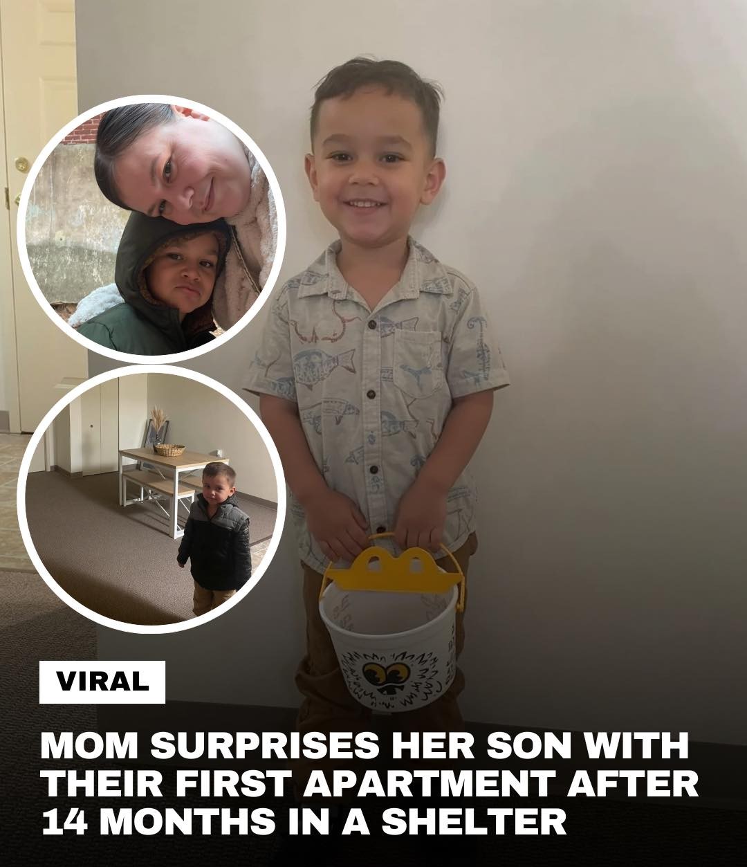 From Shelter to Home: A Mother and Son’s First Apartment Brings Hope