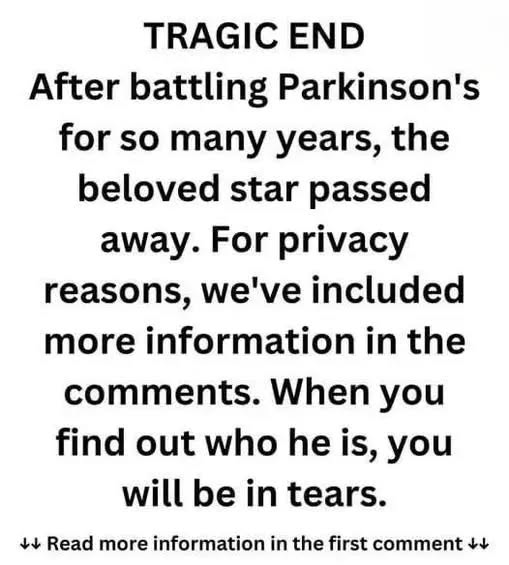 What a Huge Loss. We Had to Say Goodbye to a Legendary Actor…