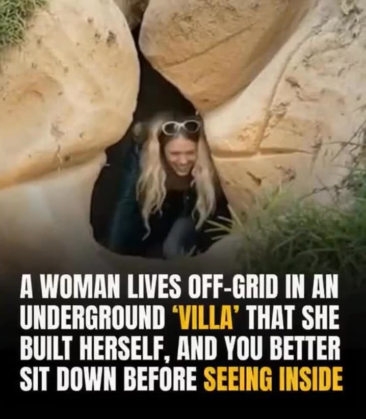 Woman Builds Unique Underground Home Off the Grid