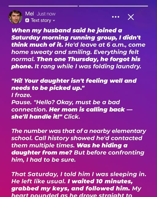 My Husband Said He Was Training for…