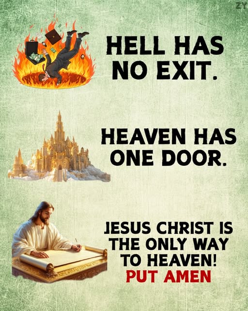 The Eternal Choice: One Way to Heaven, No Exit from Hell