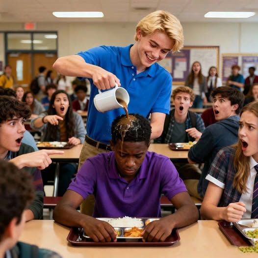 Bully Pours Coffee Over the New Black Student – Unaware He’s a Taekwondo Champion…