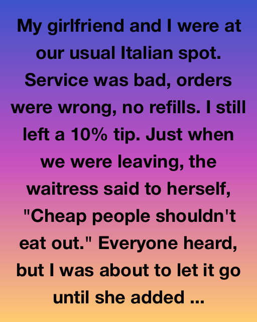 Cheap People Shouldn’t Eat Out