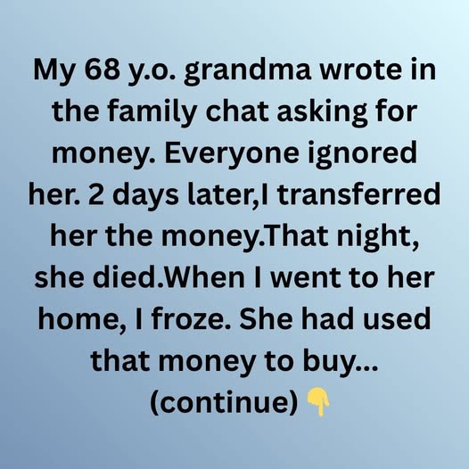 WHAT MY GRANDMA BOUGHT BEFORE SHE D*ED