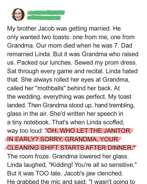 My Stepmom’s Wedding Faux Pas Became Her Worst Mistake