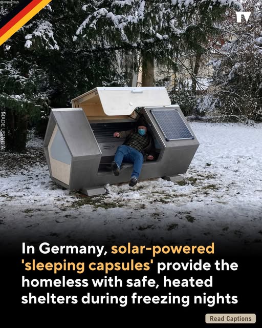 Germany’s Solar-Powered ‘Ulmer Nest’ Is Saving Lives in the Coldest Nights