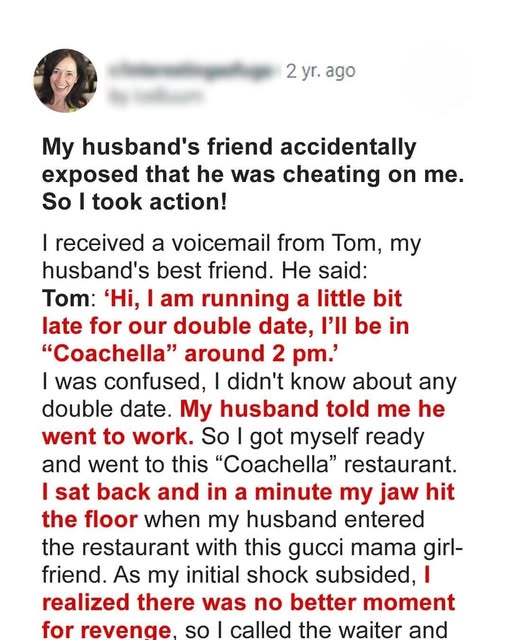 My Husband’s Friend Accidentally Exposed His Affair — So I Showed Up with Champagne and a Plan