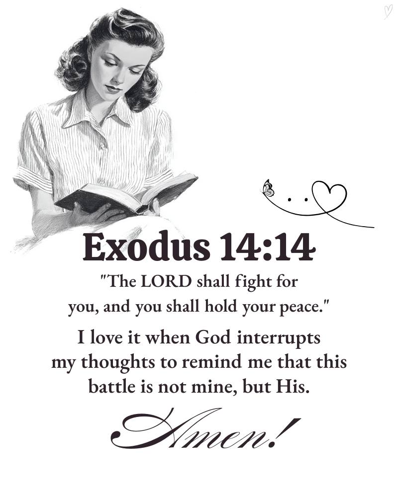 Finding Peace in the Battle: The Powerful Promise of Exodus 14:14