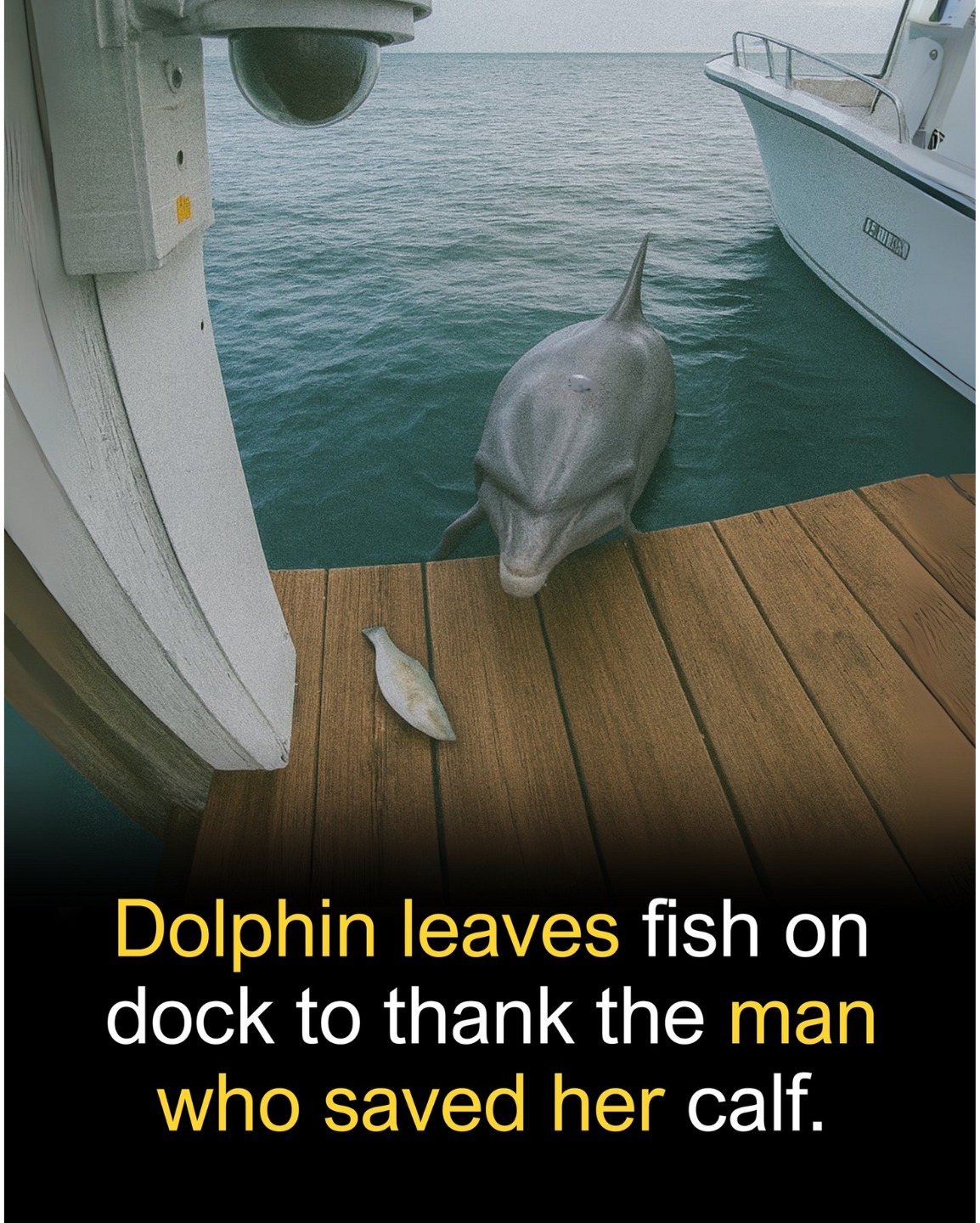Dolphin Leaves Fresh Fish on Dock Each Morning — A Remarkable Gesture of Gratitude