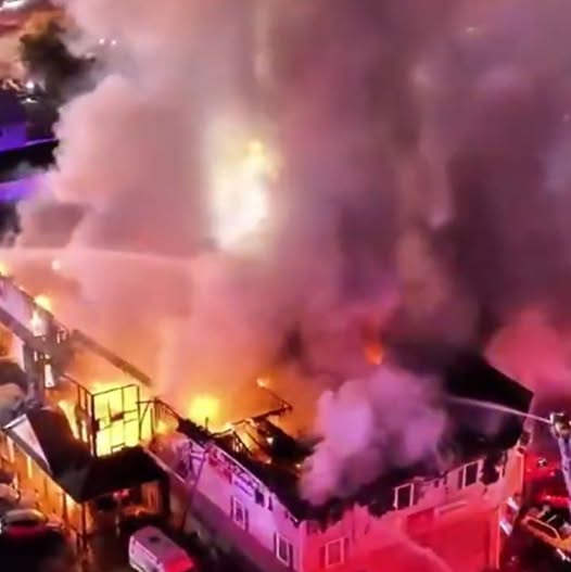 BREAKING NEWS Just hours ago, a tremendous fire broke out in! See more