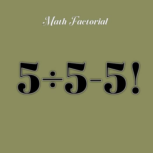 Math Factorial Challenge