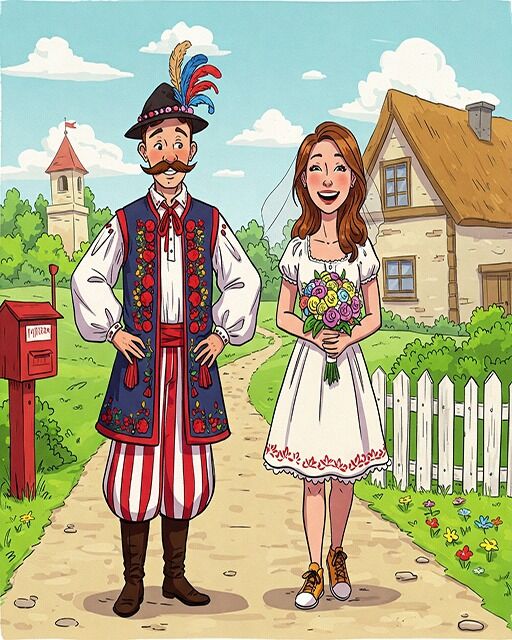 A Polish man married an American woman