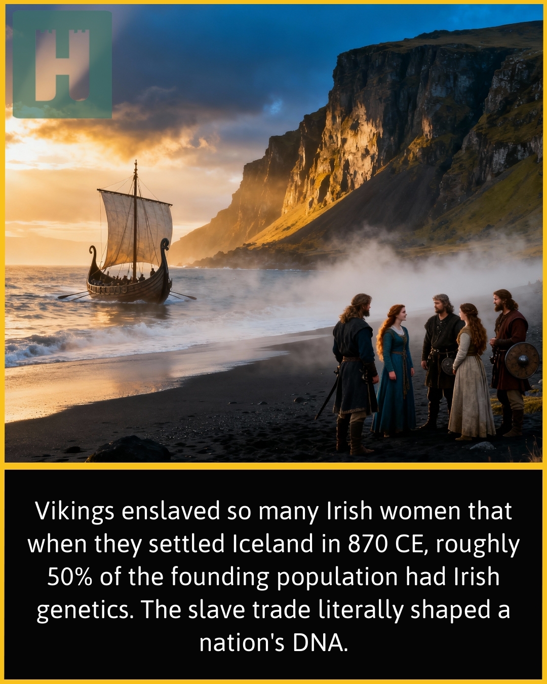 The Genetic Ghost: How Viking Raids Built Iceland