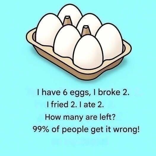 The 6-egg riddle that baffles 99% of people! Solved in the first⤵️