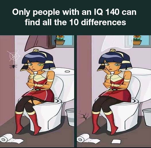 Test: Only a person with an IQ of 140 can find the 10 diferences