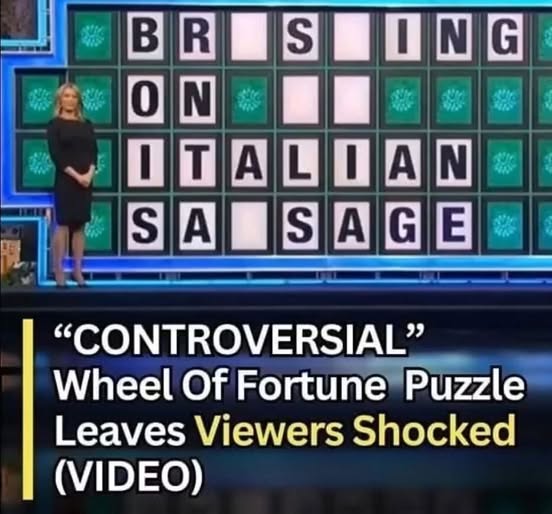 Viewers Can’t Believe This, This ‘Wheel Of Fortune’ Puzzle Is Too Much 😳👀 Watch it in the first comment 👇