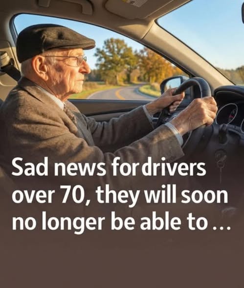 Sad news for drivers over 70, they will soon no longer be able to…See more😯👇