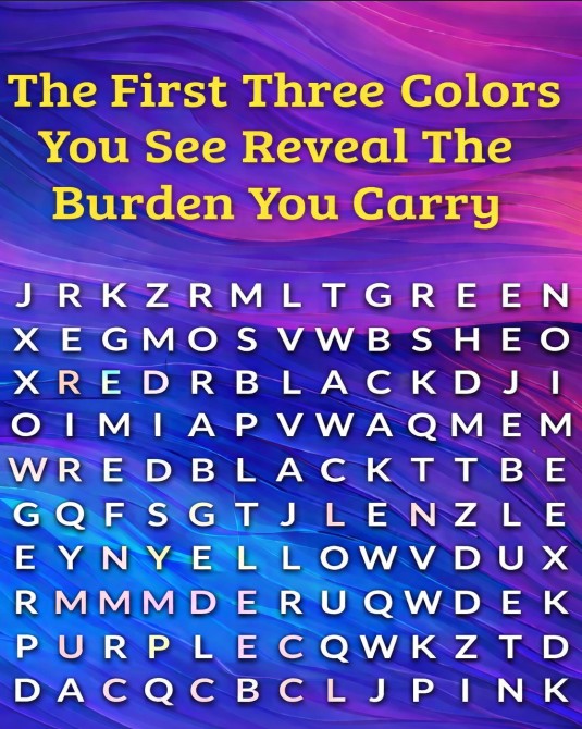 What the First Colors You Notice Might Say About You