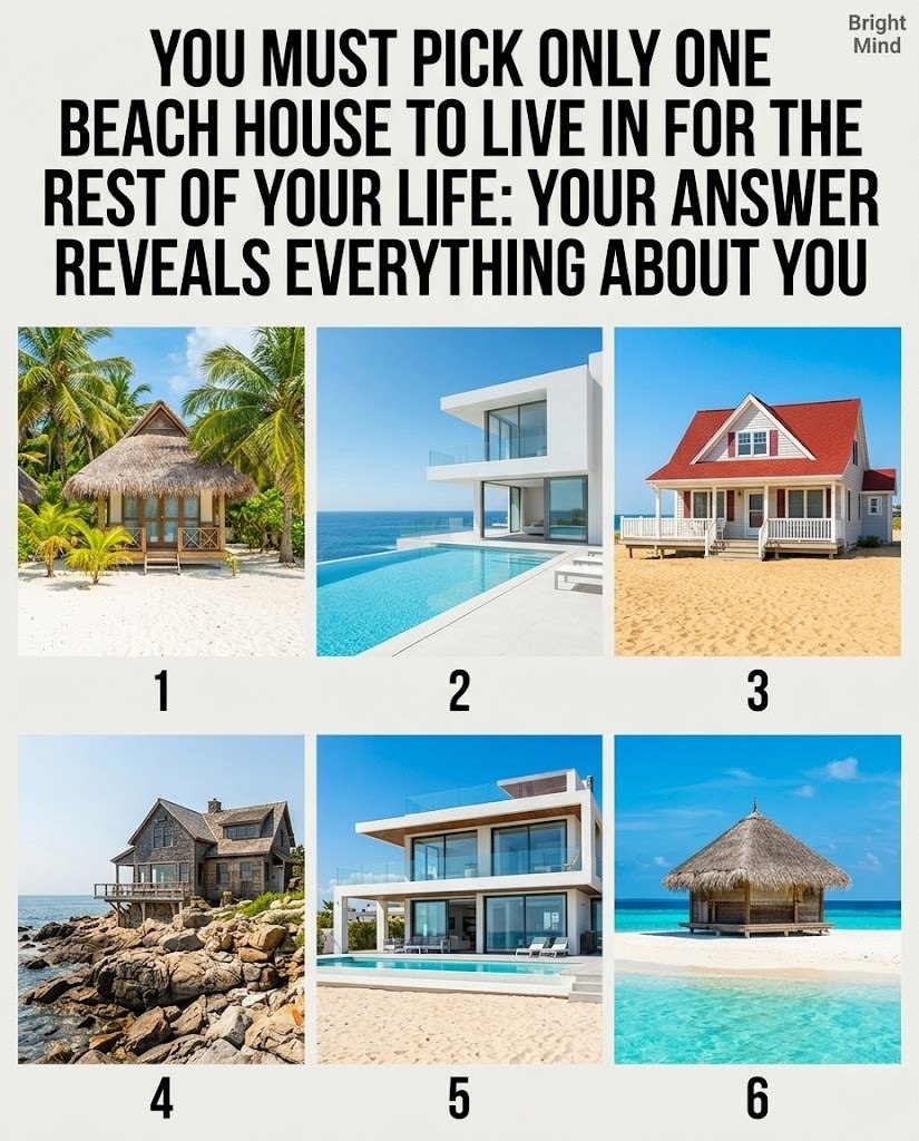 Choose One Beach House to Live In Forever — What Your Choice Reveals About You