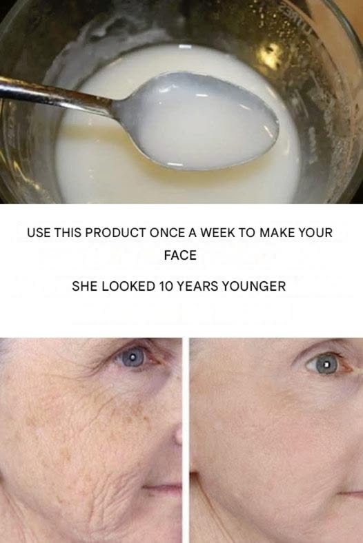 Use once a week to make your face look 10 years younger